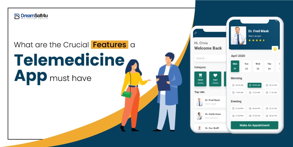 telemedicine app features